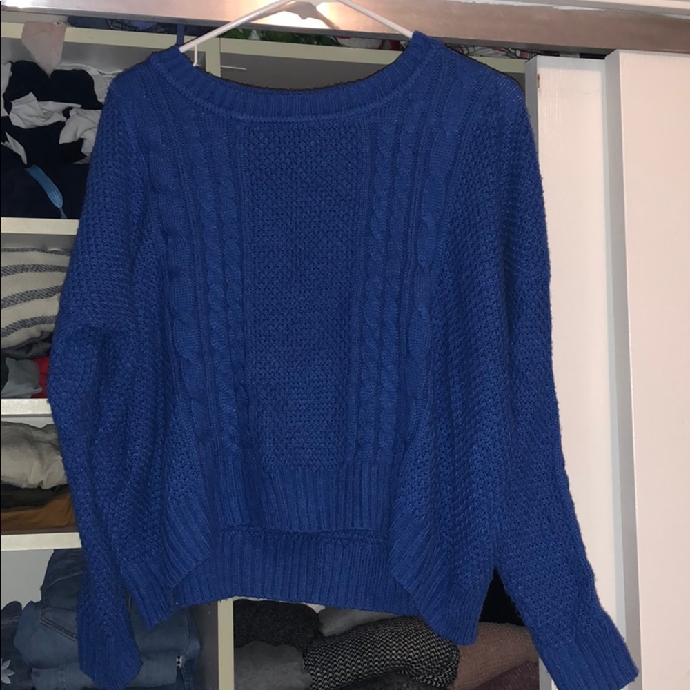 Blue sweater
